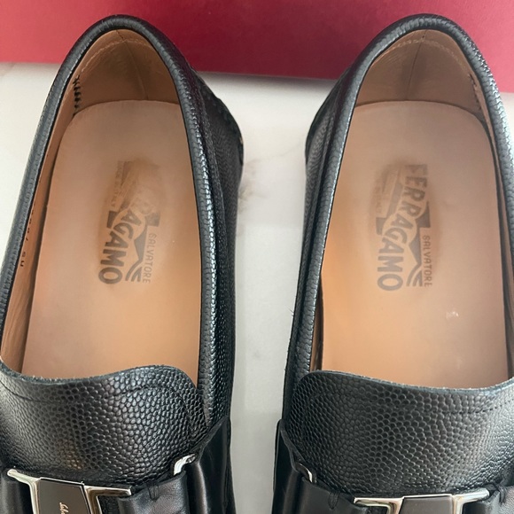 Salvatore Ferragamo Men's Sardegna Leather Moc Toe - Picture 4 of 6